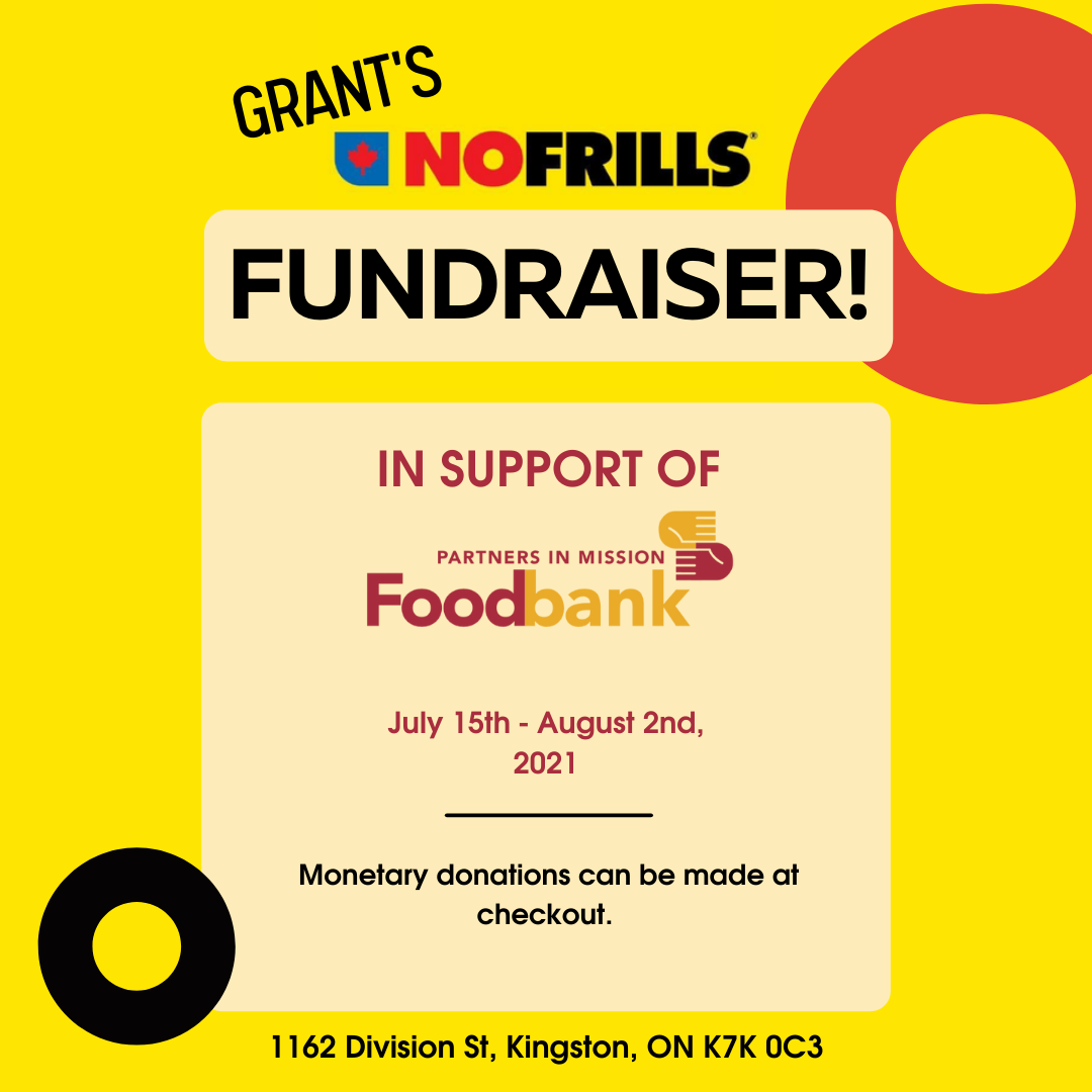 Grant's No Frills Fundraiser