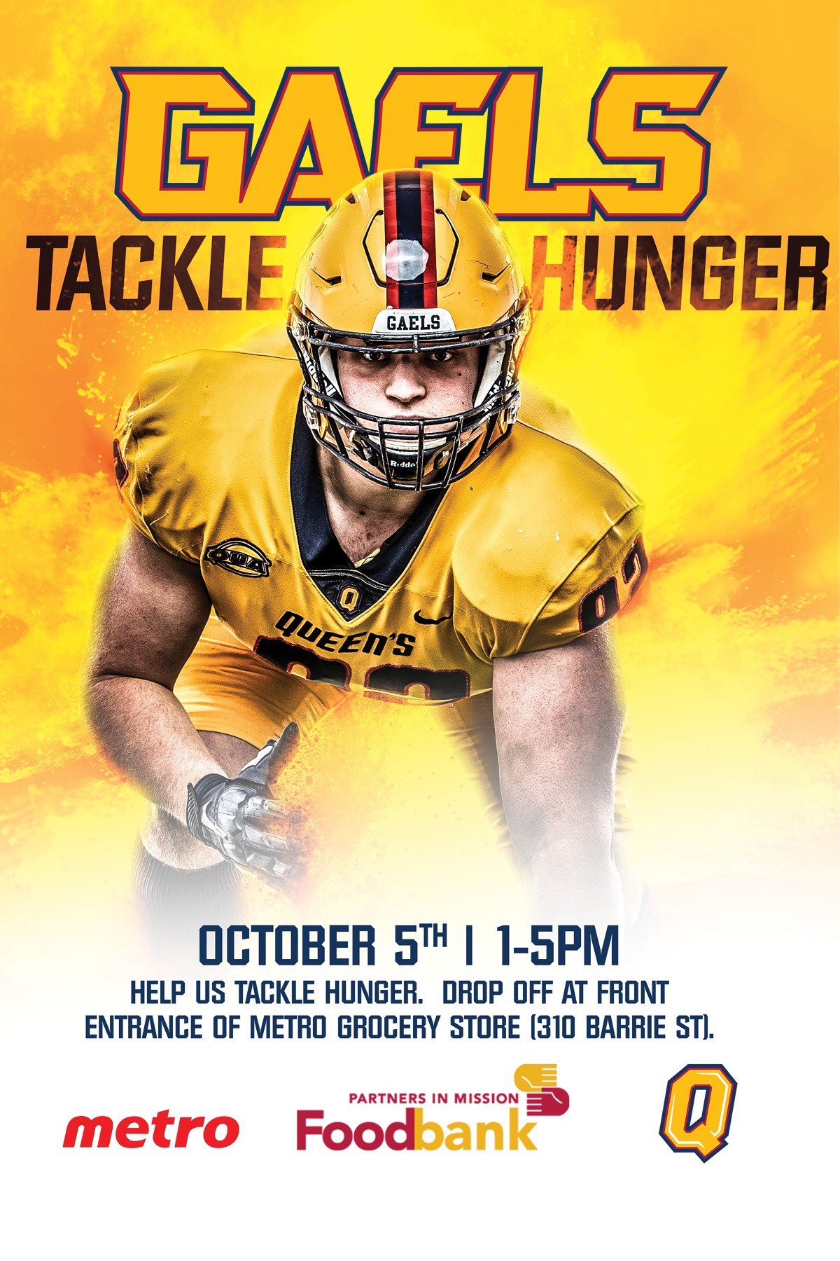 GAELS TACKLE HUNGER