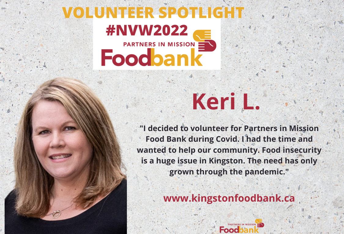 Volunteer Spotlight - #NVW2022 - Keri L.