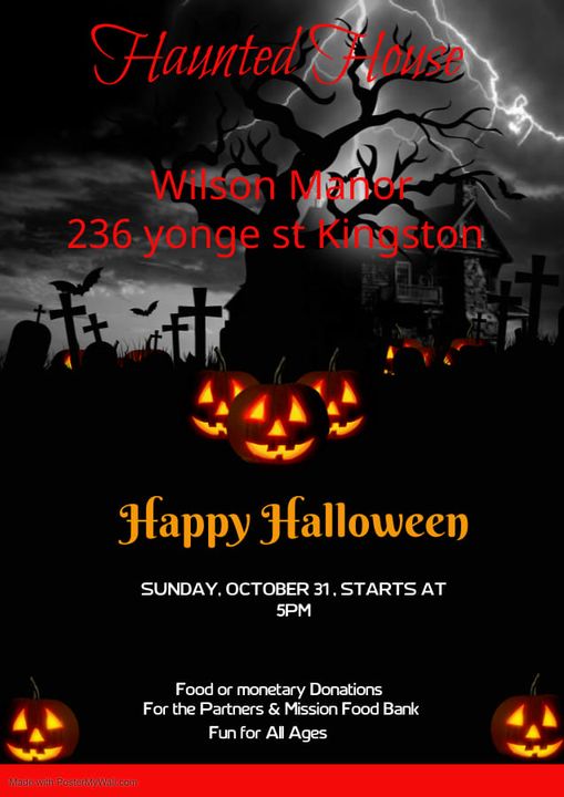 ANNUAL WILSON MANOR HAUNTED HOUSE OCTOBER 31