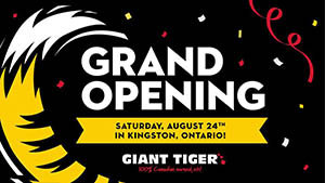 Giant Tiger Grand Opening