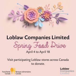 Loblaws Spring Food Drive
