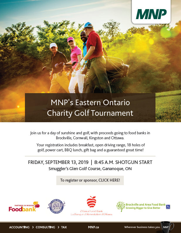 MNP'S Eastern Ontario Charity Golf Tournament Partners in Mission